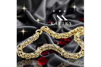 Χρυσό γυναικείο βραχιόλι 14k 585 ιταλικό Ankir charms cb009y