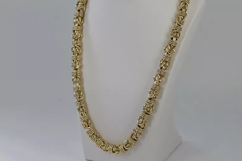 Yellow rose gold chain ★ russiangold.com ★ Gold 585 333 Low price