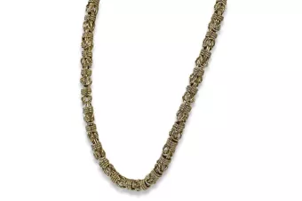 Lanț din aur galben roz ★ russiangold.com ★ Aur 585 333 Preț mic