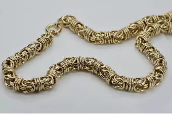 Gelbgoldene Kette ★ russiangold.com ★ Gold 585 333 Niedriger Preis