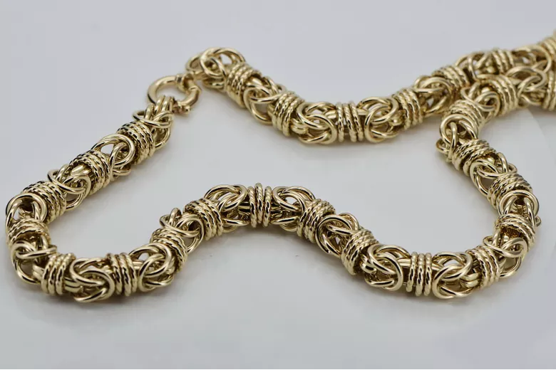 Yellow rose gold chain ★ russiangold.com ★ Gold 585 333 Low price