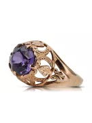 Russian Soviet rose 14k 585 gold Alexandrite Ruby Emerald Sapphire Zircon ring  vrc080