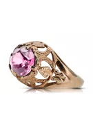 Vintage Ring Amethyst Original Vintage 14K Rose Gold vrc080r