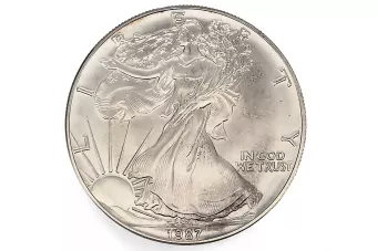 American Eagle 1 oz 20$ Silver coin US Mint Ag.999 voth002