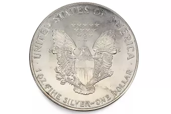 American Eagle 1 Oz 20 $ Silver Moneda SUA Monetă Ag.999 Voth002