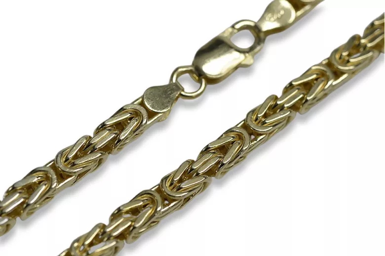Yellow rose gold chain ★ russiangold.com ★ Gold 585 333 Low price