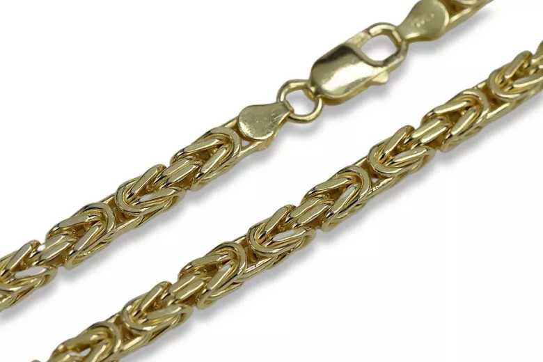 Yellow rose gold chain ★ russiangold.com ★ Gold 585 333 Low price