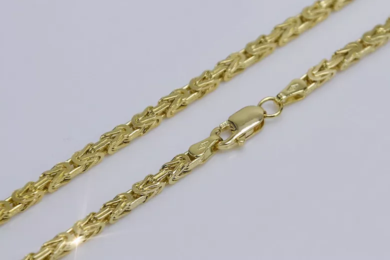 Yellow rose gold chain ★ russiangold.com ★ Gold 585 333 Low price