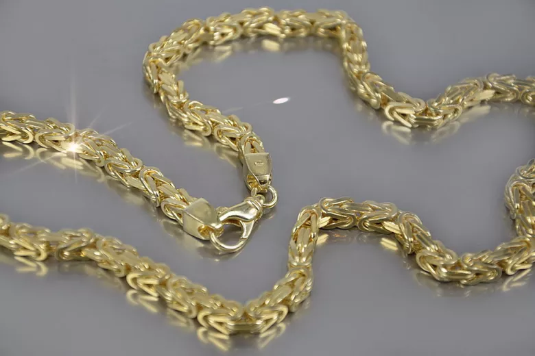 Yellow rose gold chain ★ russiangold.com ★ Gold 585 333 Low price