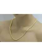 Yellow rose gold chain ★ russiangold.com ★ Gold 585 333 Low price