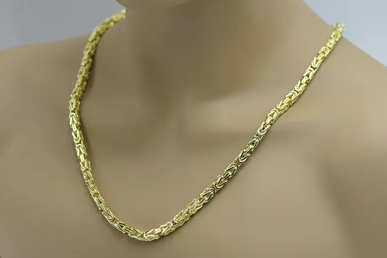 Yellow rose gold chain ★ russiangold.com ★ Gold 585 333 Low price