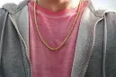 Yellow rose gold chain ★ russiangold.com ★ Gold 585 333 Low price