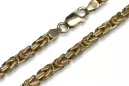 Жълта розово злато верижка ★ russiangold.com ★ злато 585 333 Ниска цена