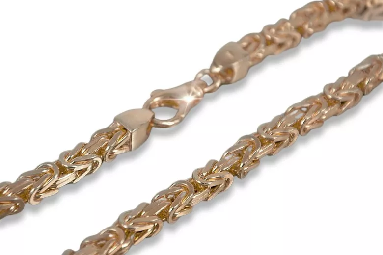 Жълта розово злато верижка ★ russiangold.com ★ злато 585 333 Ниска цена