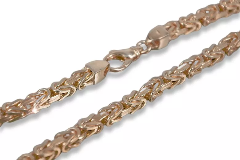 Жълта розово злато верижка ★ russiangold.com ★ злато 585 333 Ниска цена