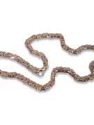 Жълта розово злато верижка ★ russiangold.com ★ злато 585 333 Ниска цена