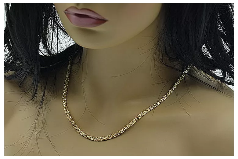 Жълта розово злато верижка ★ russiangold.com ★ злато 585 333 Ниска цена