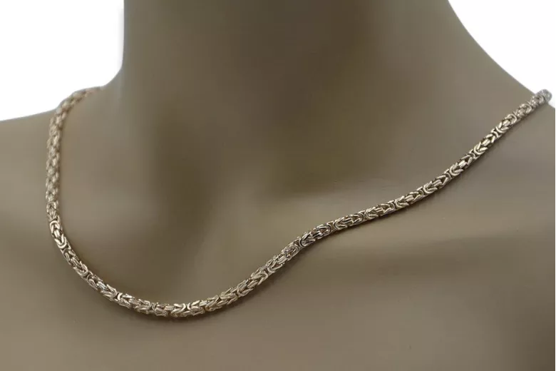 Жълта розово злато верижка ★ russiangold.com ★ злато 585 333 Ниска цена