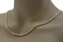 Yellow rose gold chain ★ russiangold.com ★ Gold 585 333 Low price