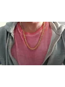 Жълта розово злато верижка ★ russiangold.com ★ злато 585 333 Ниска цена