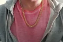 Yellow rose gold chain ★ russiangold.com ★ Gold 585 333 Low price