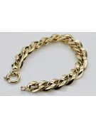 Yellow rose gold bracelet ★ russiangold.com ★ Gold 585 333 Low price