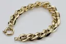 Yellow rose gold bracelet ★ russiangold.com ★ Gold 585 333 Low price