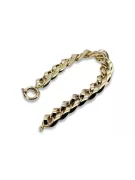 Yellow rose gold bracelet ★ russiangold.com ★ Gold 585 333 Low price