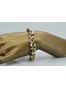 Yellow rose gold bracelet ★ russiangold.com ★ Gold 585 333 Low price