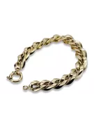 Yellow rose gold bracelet ★ russiangold.com ★ Gold 585 333 Low price