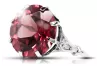Ring Vintage Ruby Sterling silver 925 vrc073s