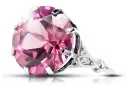 Vintage Jewlery Ring Amethyst Sterling silver 925 vrc073s