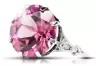 Vintage Jewlery Ring Amethyst Sterling silver 925 vrc073s