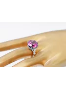 Vintage Jewlery Ring Amethyst Sterling silver 925 vrc073s
