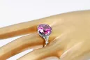 Vintage Jewlery Ring Amethyst Sterling silver 925 vrc073s