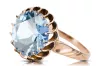 Aquamarine Original Vintage 14K Rose Gold Ring Vintage style vrc035r
