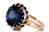 Sapphire Original Vintage 14K Rose Gold Ring Vintage Jewlery vrc035r