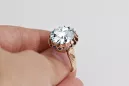 Vintage Jewlery Ring Zircon Original Vintage 14K Rose Gold vrc035r