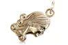 Pendant pendant made of rose red gold 14k 585  Vintage zodiac vzp001