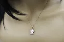 Pendant pendant made of rose red gold 14k 585  Vintage zodiac vzp001
