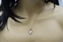 Rusă roz roz sovietic 14k 585 aur URSS Pandantiv zodiacal virgin vzp001