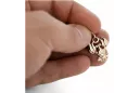 Russian rose Soviet gold pendant