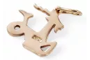 Russian rose Soviet gold pendant