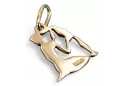 Rose rose russe soviétique 14k 585 or URSS Verseau zodiac vzp004
