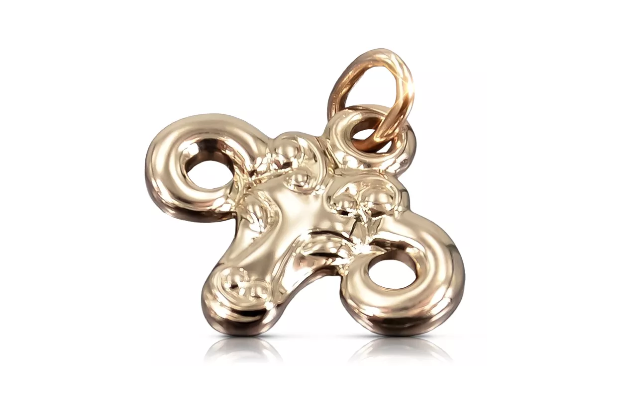 Rose Vintage 14k rose gold 585 Aries pendant vzp008