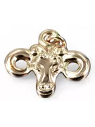 Rose Vintage 14k rose gold 585 Aries pendant vzp008