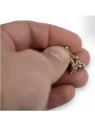 Rose Vintage 14k rose gold 585 Aries pendant Gemini vzp009