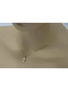 Rose Vintage 14k rose gold 585 Aries pendant Lady zodiac pendant vzp011