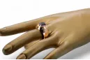 Russian Soviet rose 14k 585 gold Alexandrite Ruby Emerald Sapphire Zircon ring  vrc078