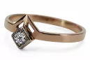 Russian Soviet rose 14k 585 gold Alexandrite Ruby Emerald Sapphire Zircon ring  vrc313